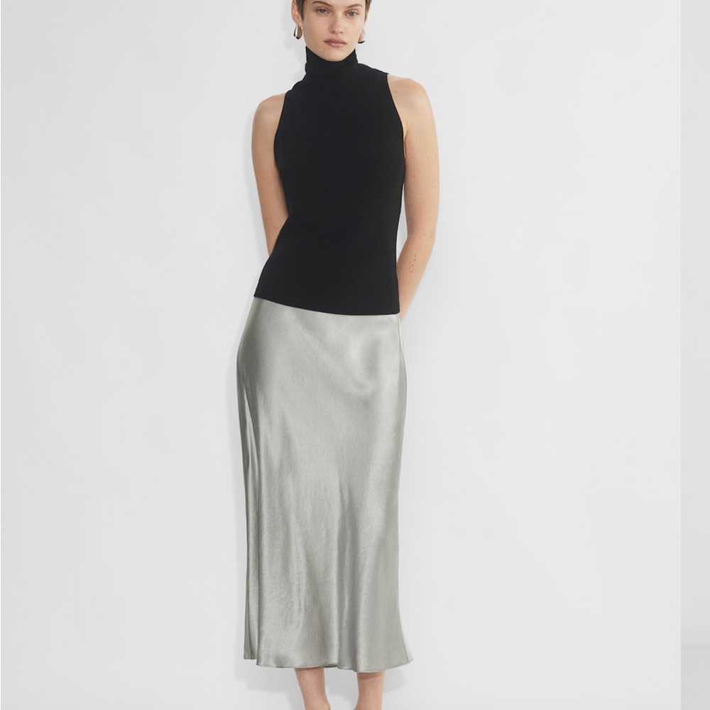 Elegant Silver Skirt